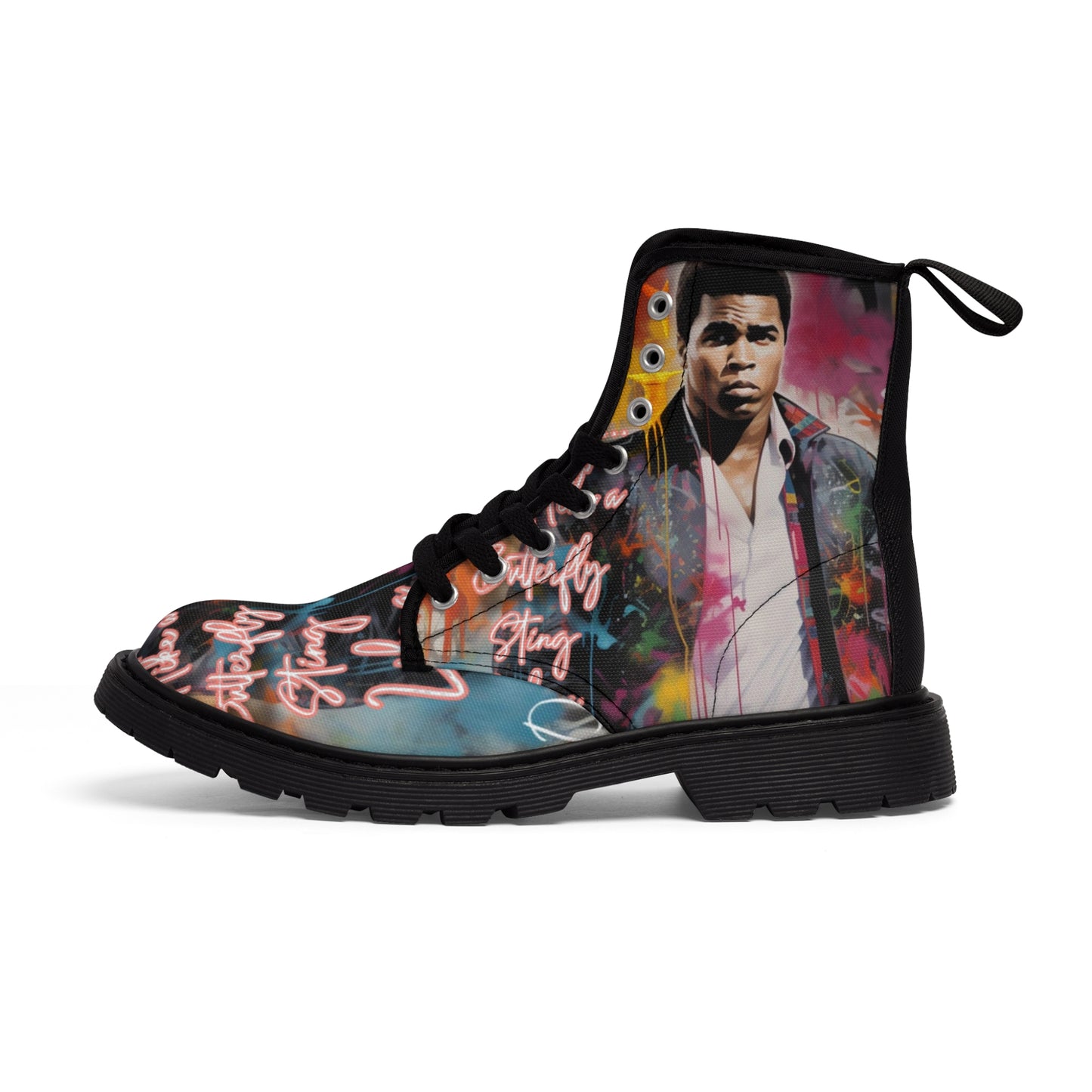 Men's Canvas Boots: Muhammad Ali