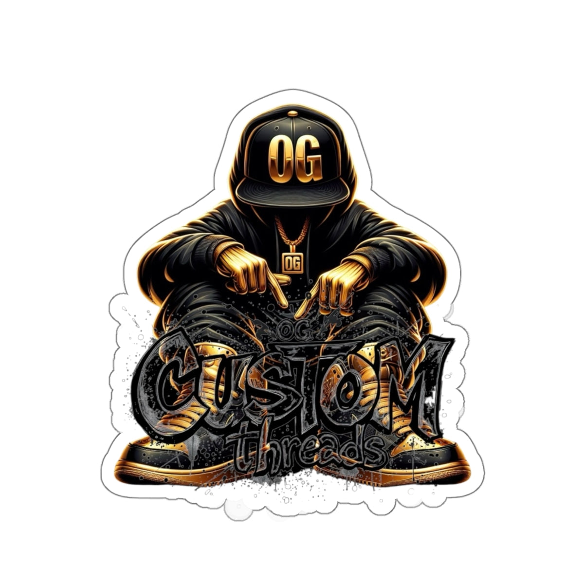 Urban Vibe OG Custom Threads Sticker