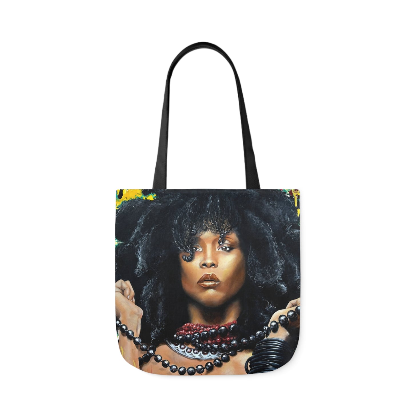 Erykah Badu painted by Lola Buckwald/ OG Tote Bag with 5-Color Straps