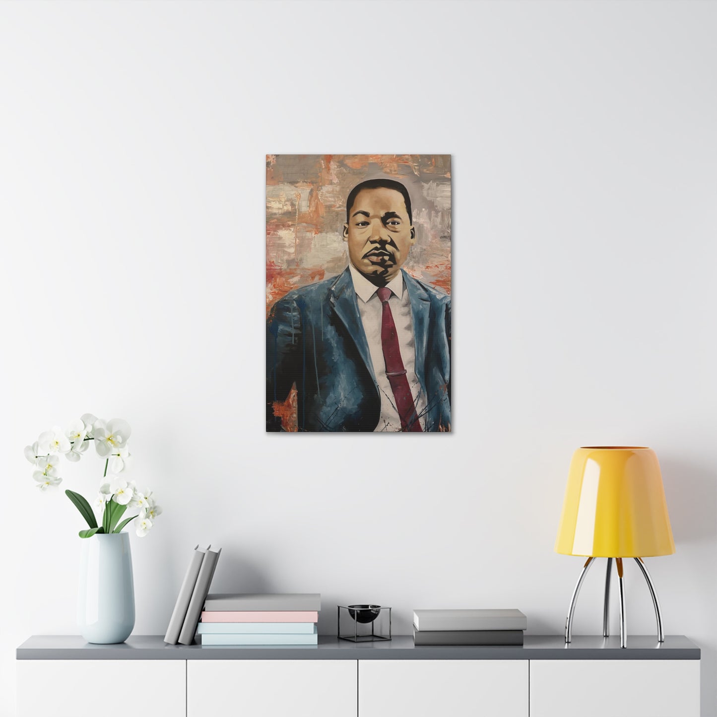 Dr. King painted by Lola Buckwald 20x30 Canvas OG prints