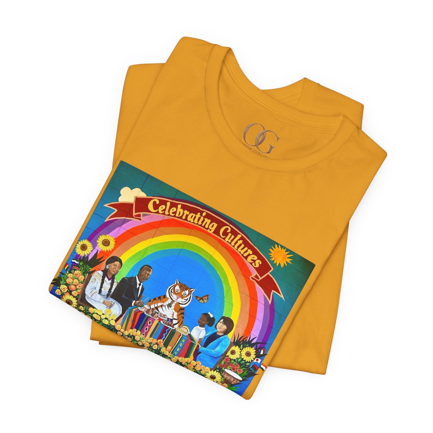 Celebrating Cultures T-Shirt — Multicultural Student Union Irving Elementary School Tee