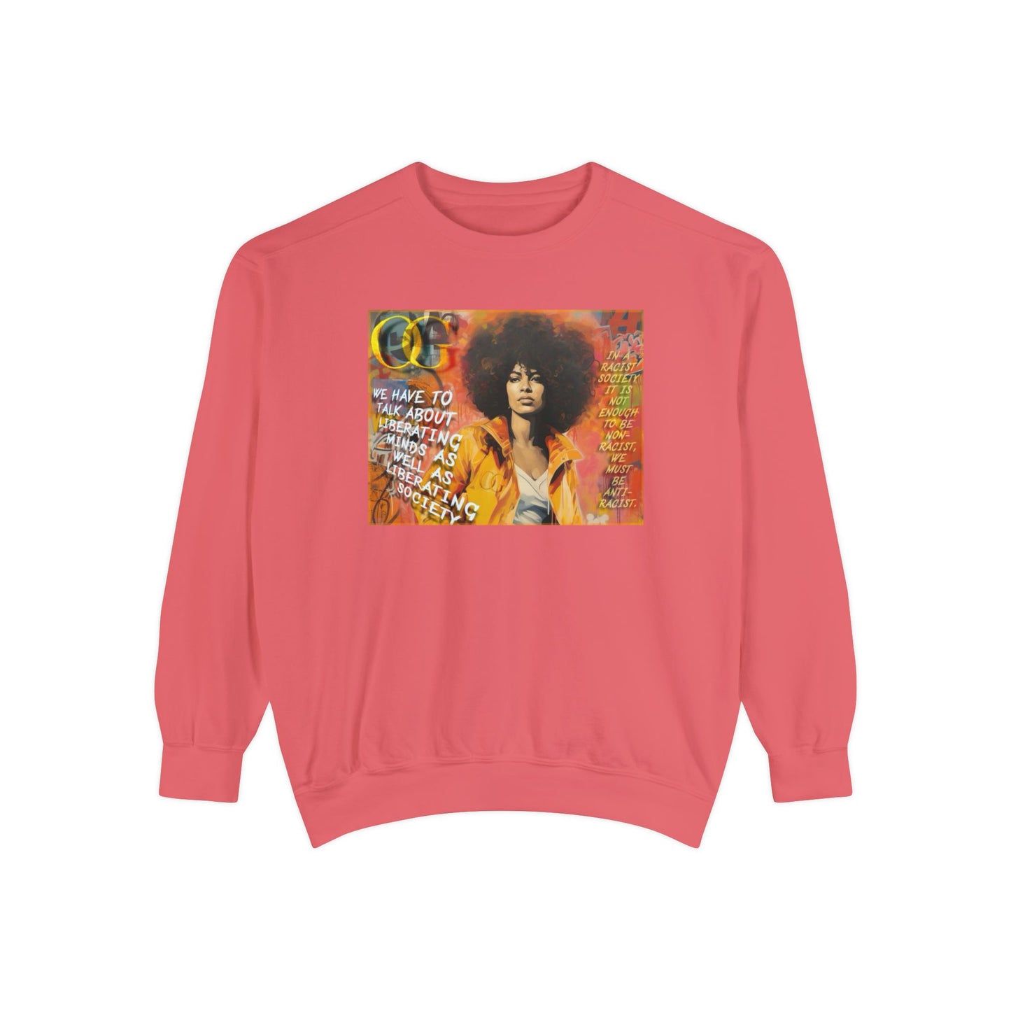 Angela Davis inspired graphic OG sweatshirt