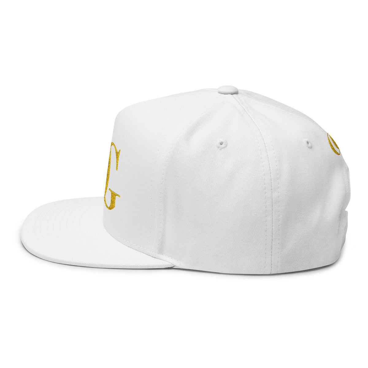 Gold OG Embroidered Flat Bill Cap