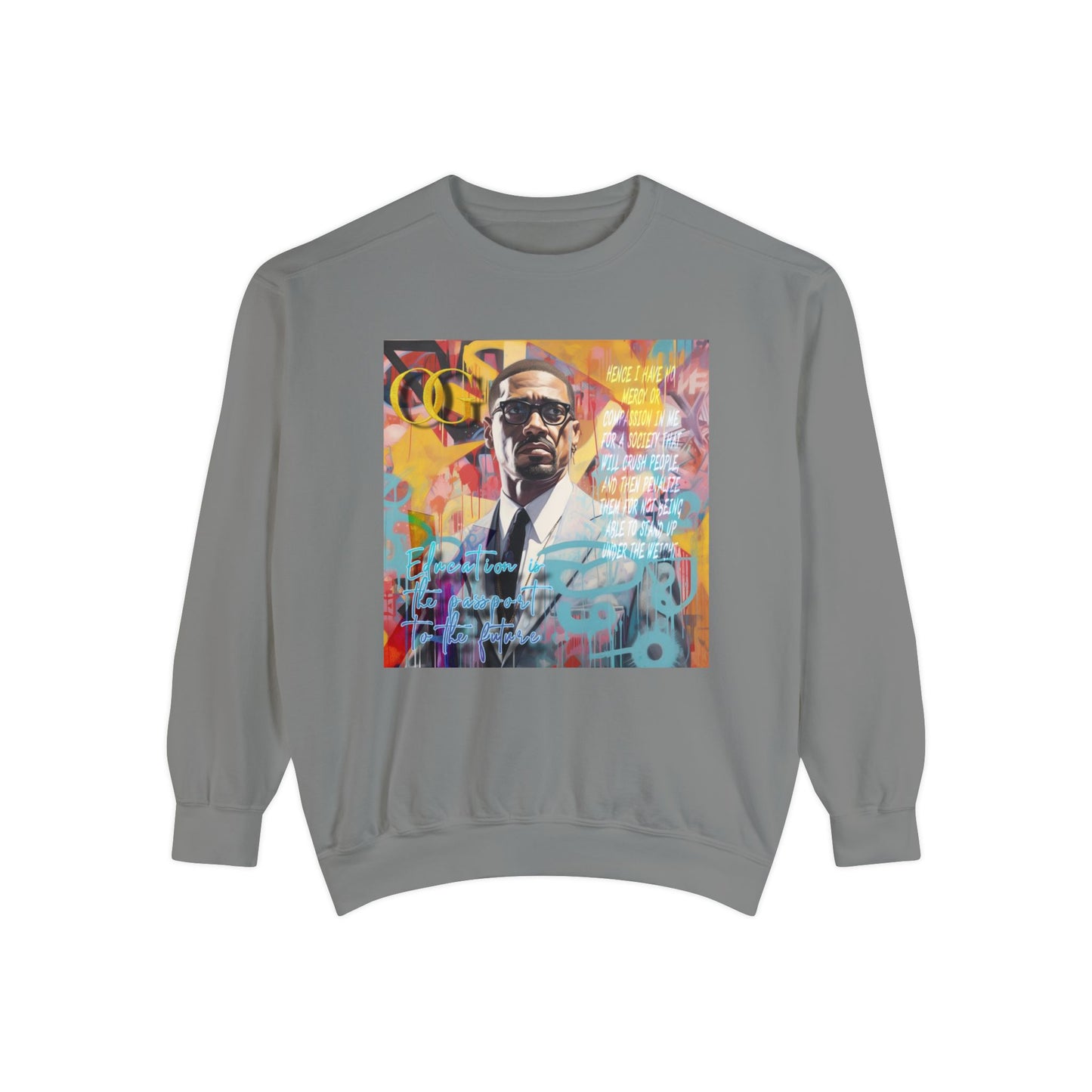 Malcolm X inspired graphic OG sweatshirt