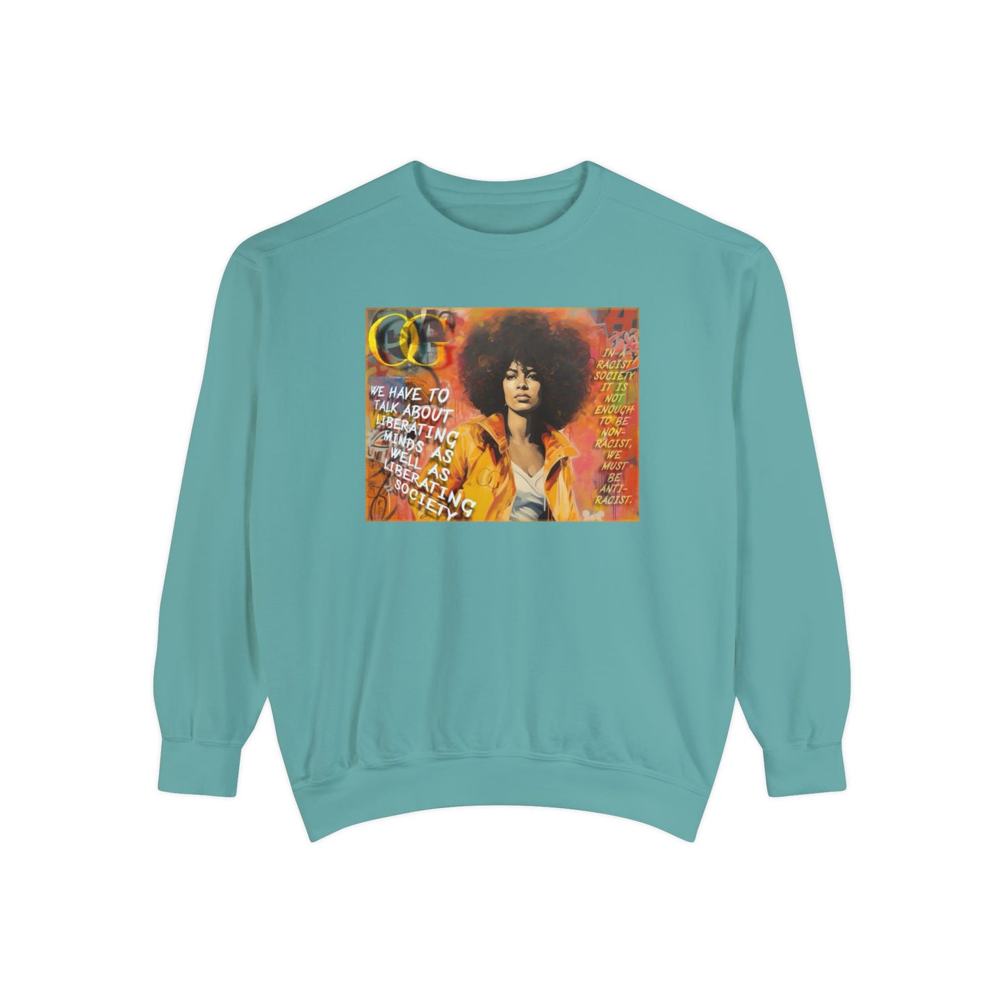 Angela Davis inspired graphic OG sweatshirt