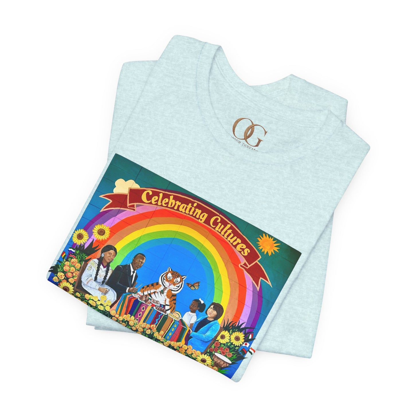 Celebrating Cultures T-Shirt — Multicultural Student Union Irving Elementary School Tee