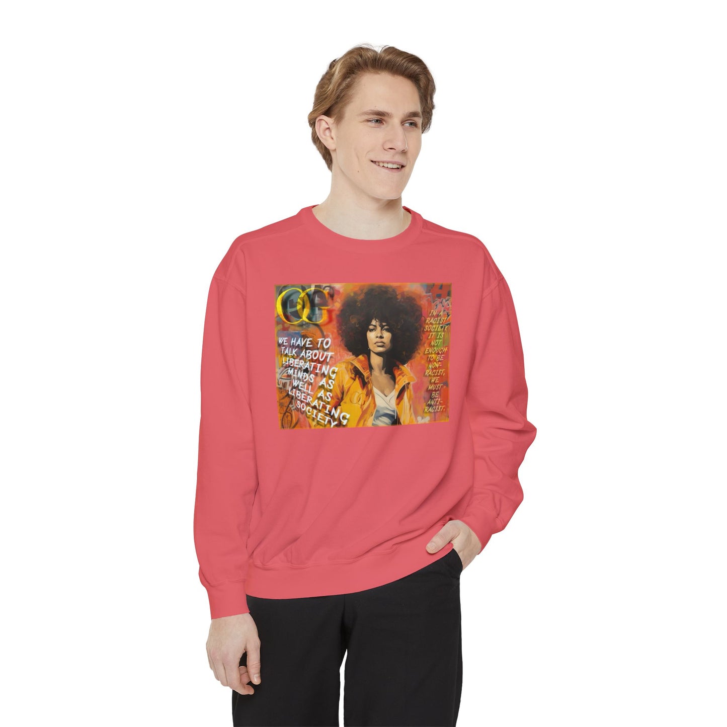 Angela Davis inspired graphic OG sweatshirt