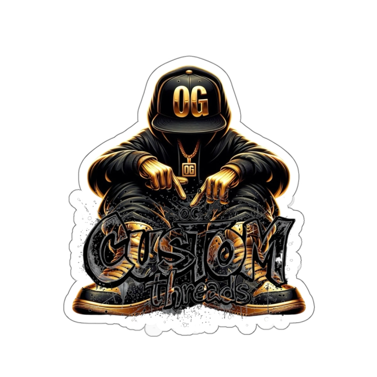 Urban Vibe OG Custom Threads Sticker