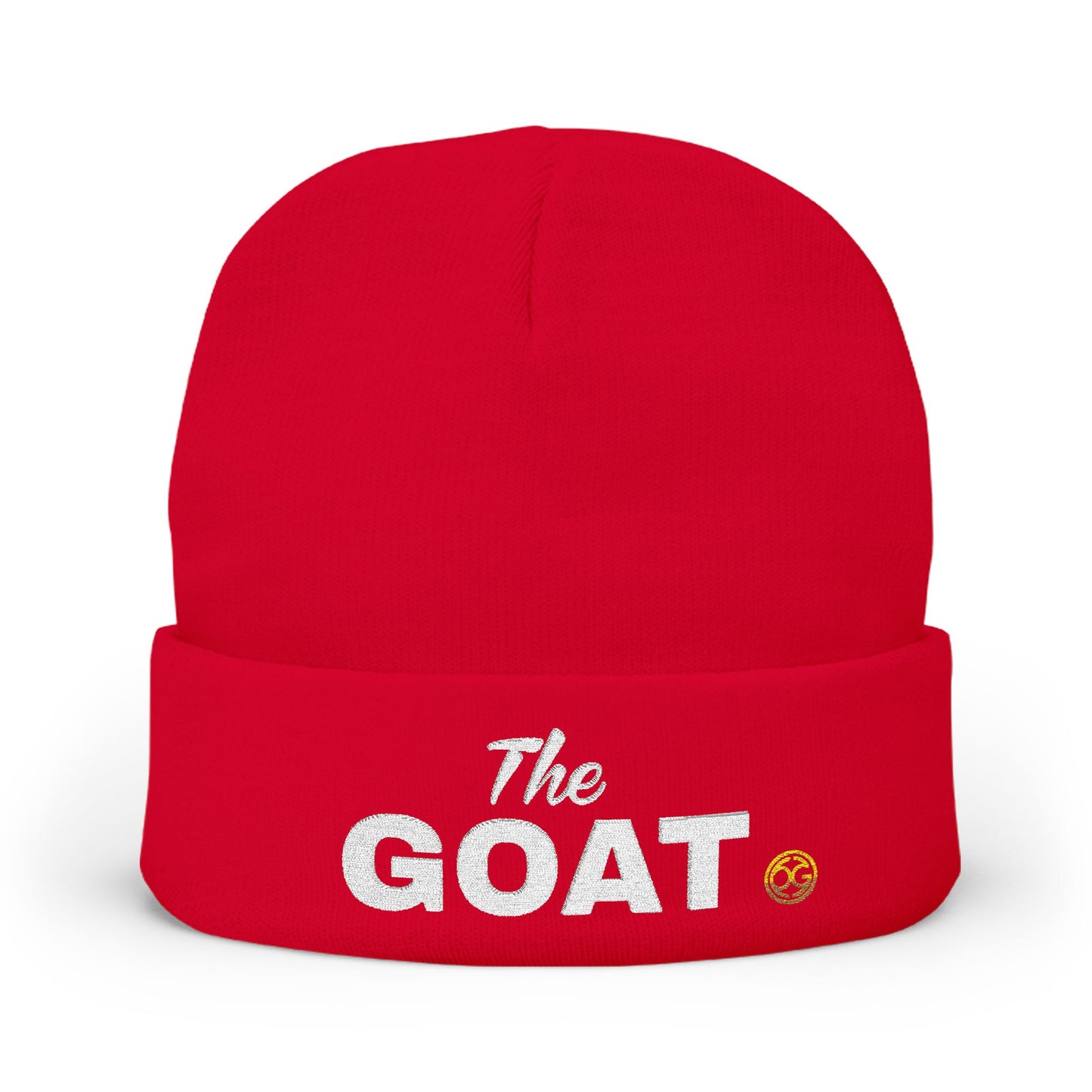 The GOAT Embroidered Knit OG Beanie