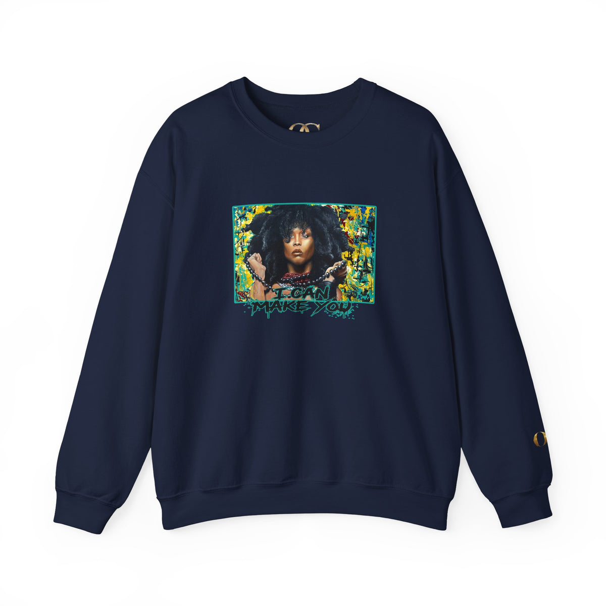 'Put Your Phone Down' OG Sweatshirt with Portrait Art by Lola Buckwald