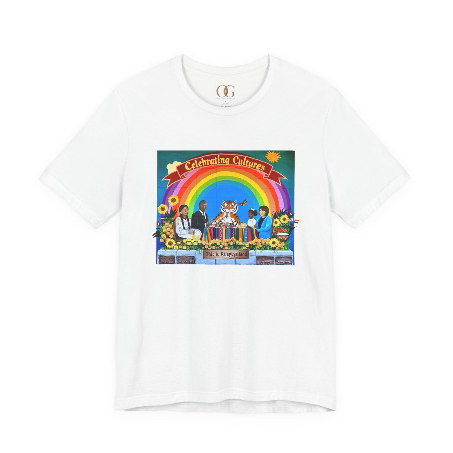 Celebrating Cultures T-Shirt — Multicultural Student Union Irving Elementary School Tee