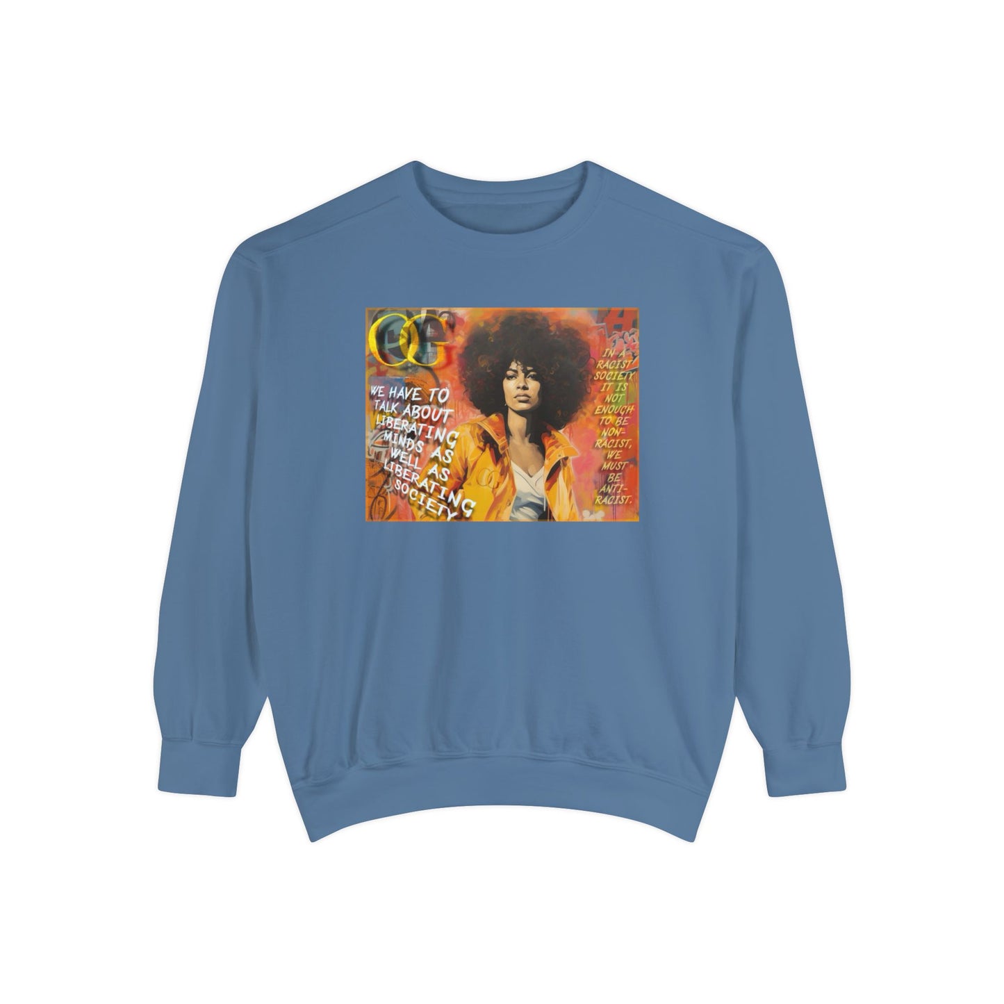 Angela Davis inspired graphic OG sweatshirt