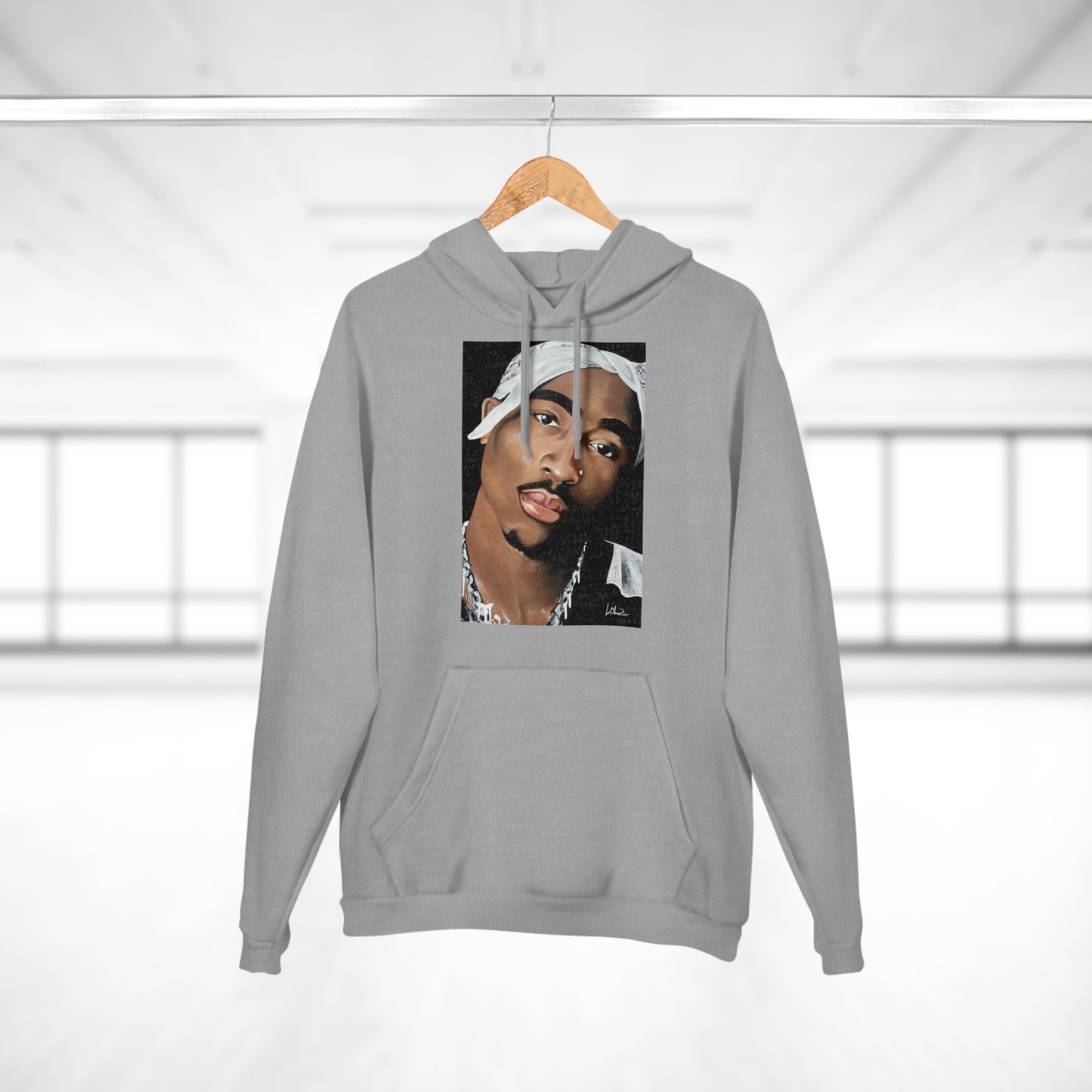 “Dear mama” Portrait painted by Lola Buckwald, OG Hoodie