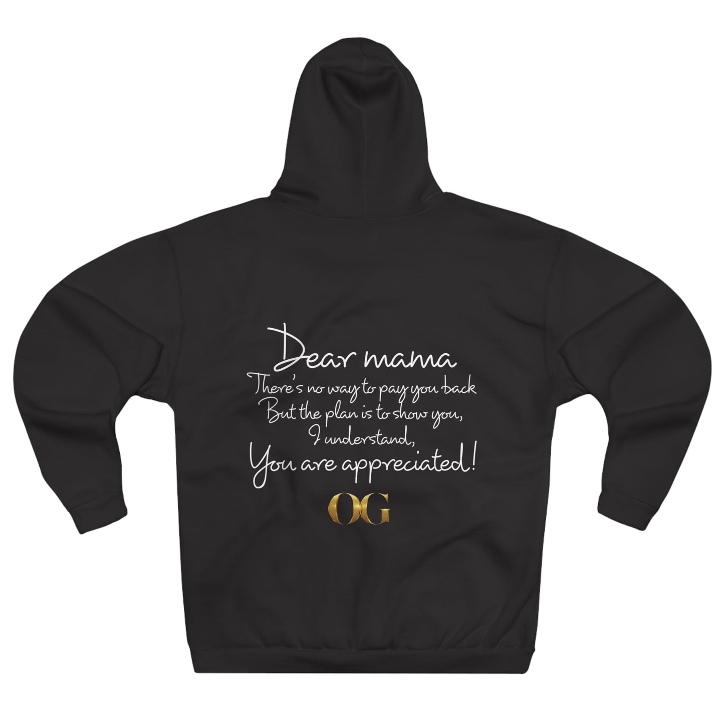 “Dear mama” Portrait painted by Lola Buckwald, OG Hoodie