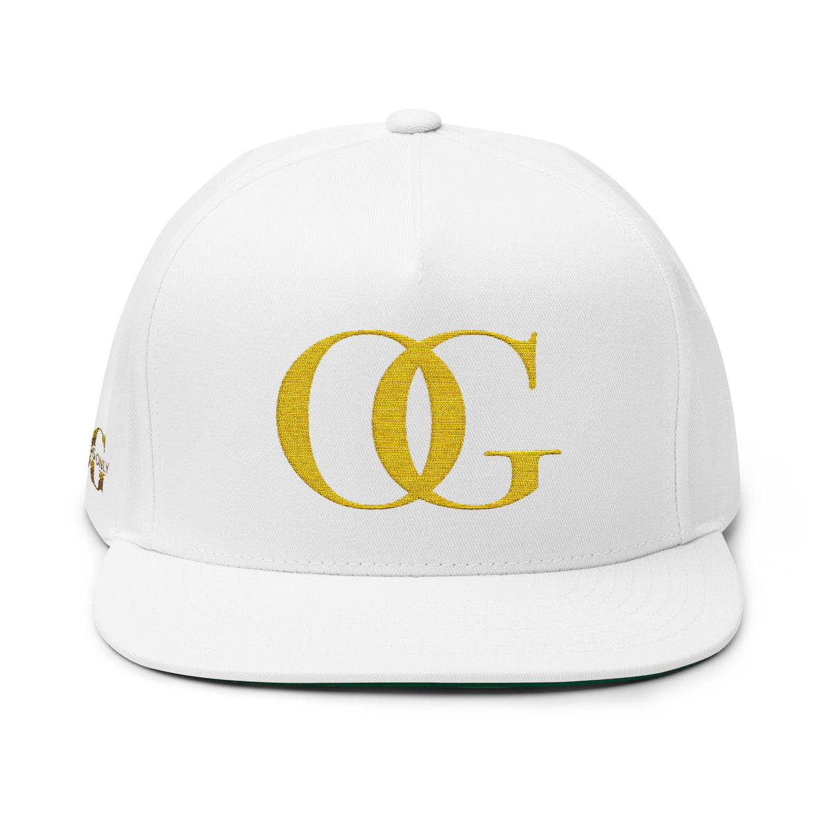 Gold OG Embroidered Flat Bill Cap