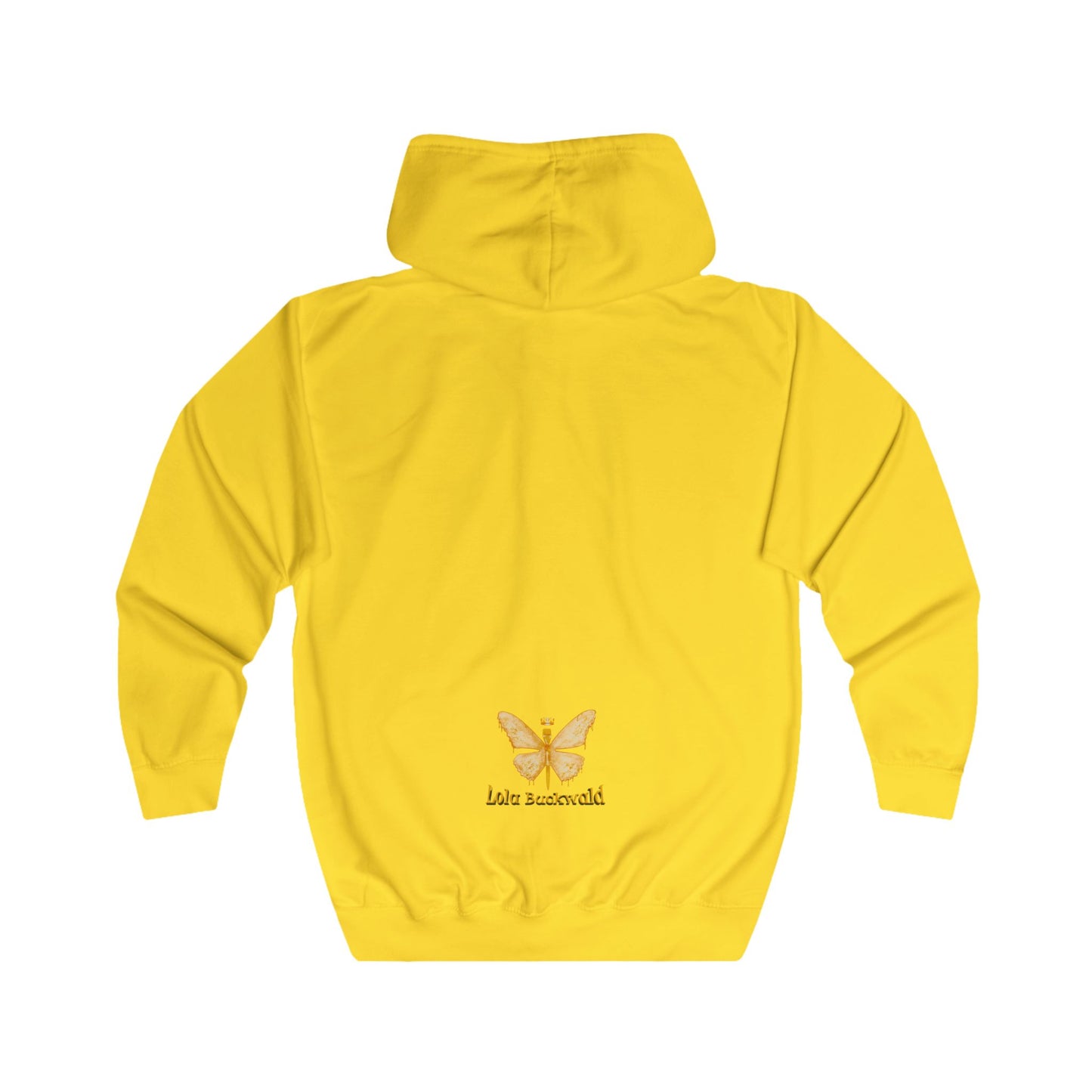 Queen Bee drawing by Lola Buckwald, OG Zip UP Hoodie