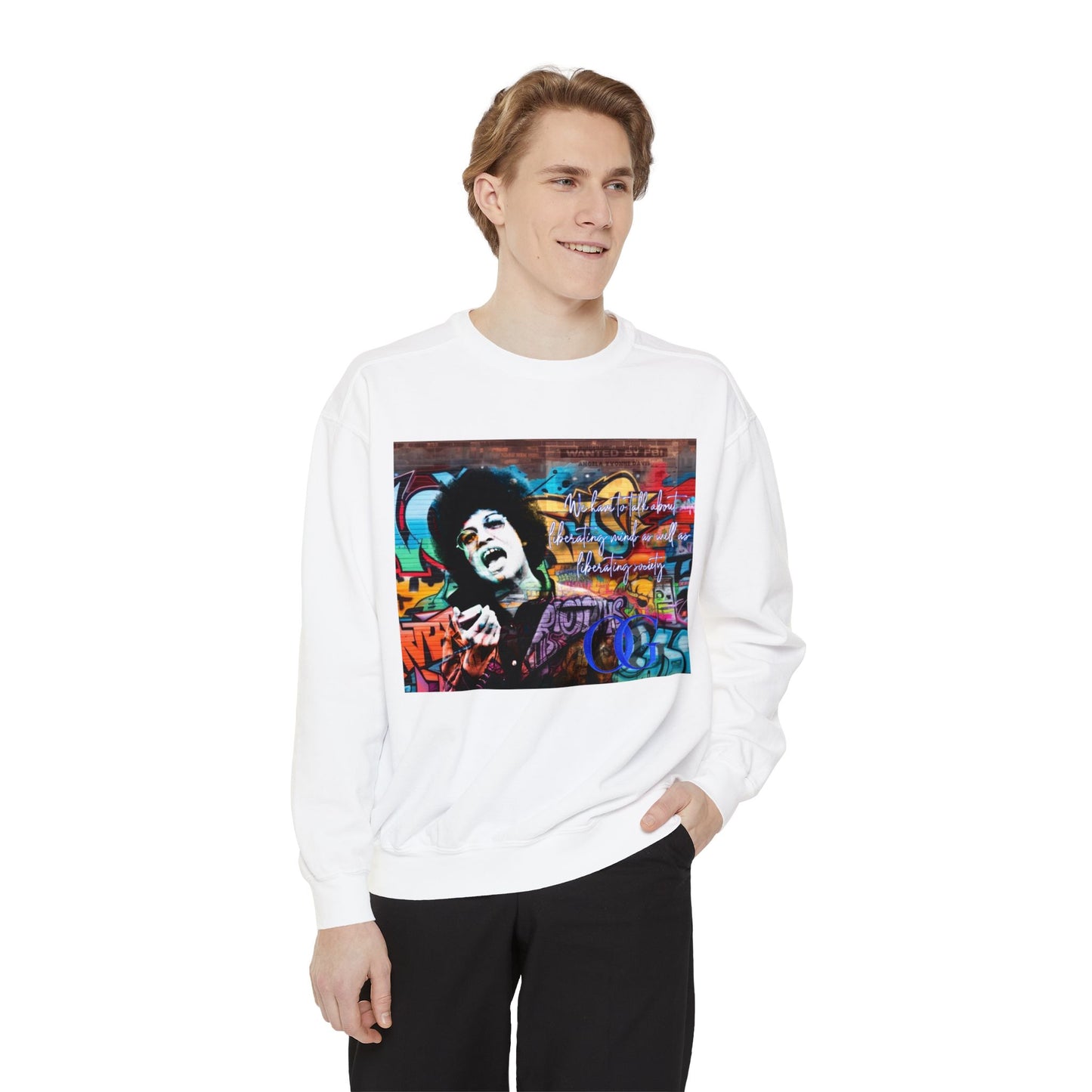 Angela Davis inspired Graffiti OG Sweatshirt