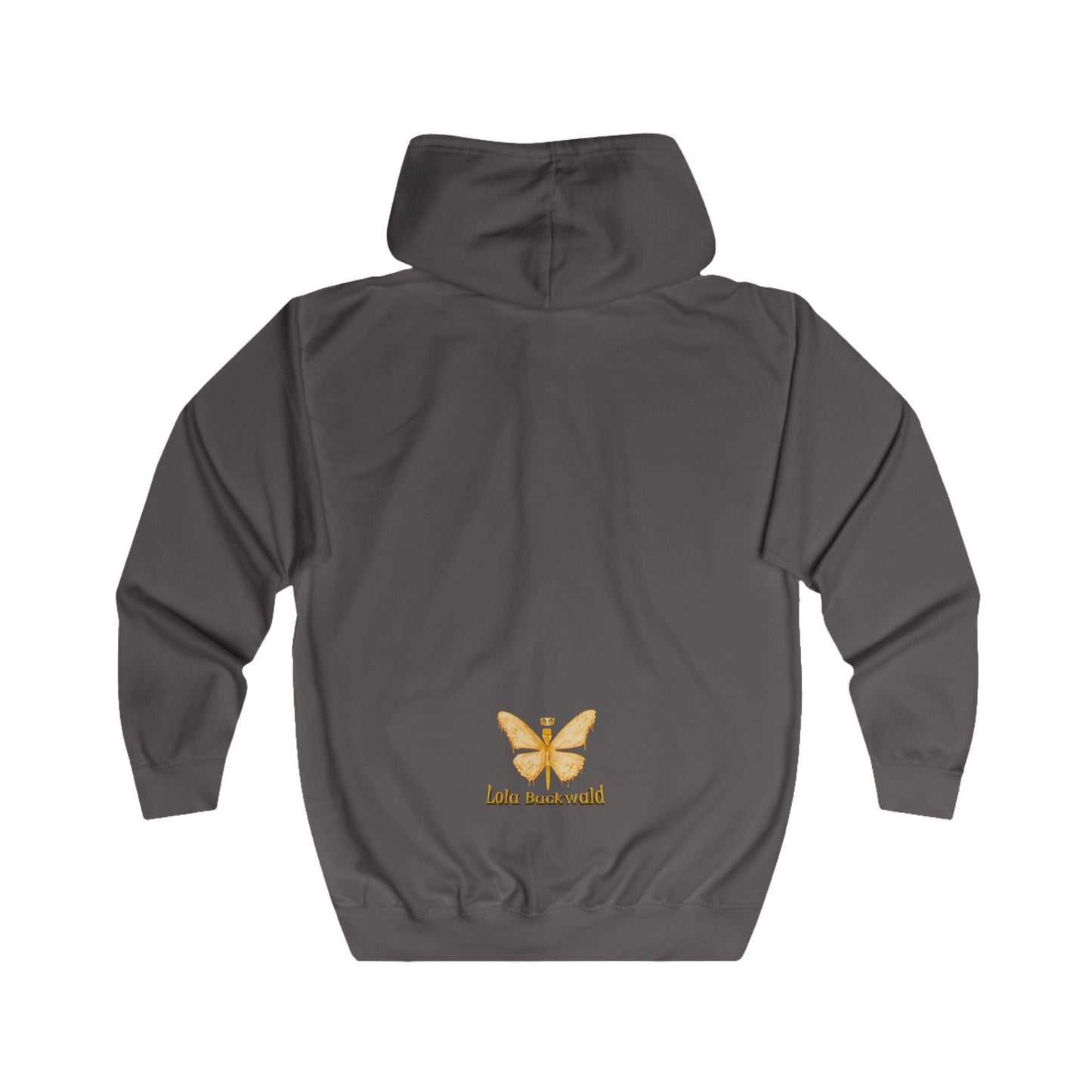 Queen Bee drawing by Lola Buckwald, OG Zip UP Hoodie