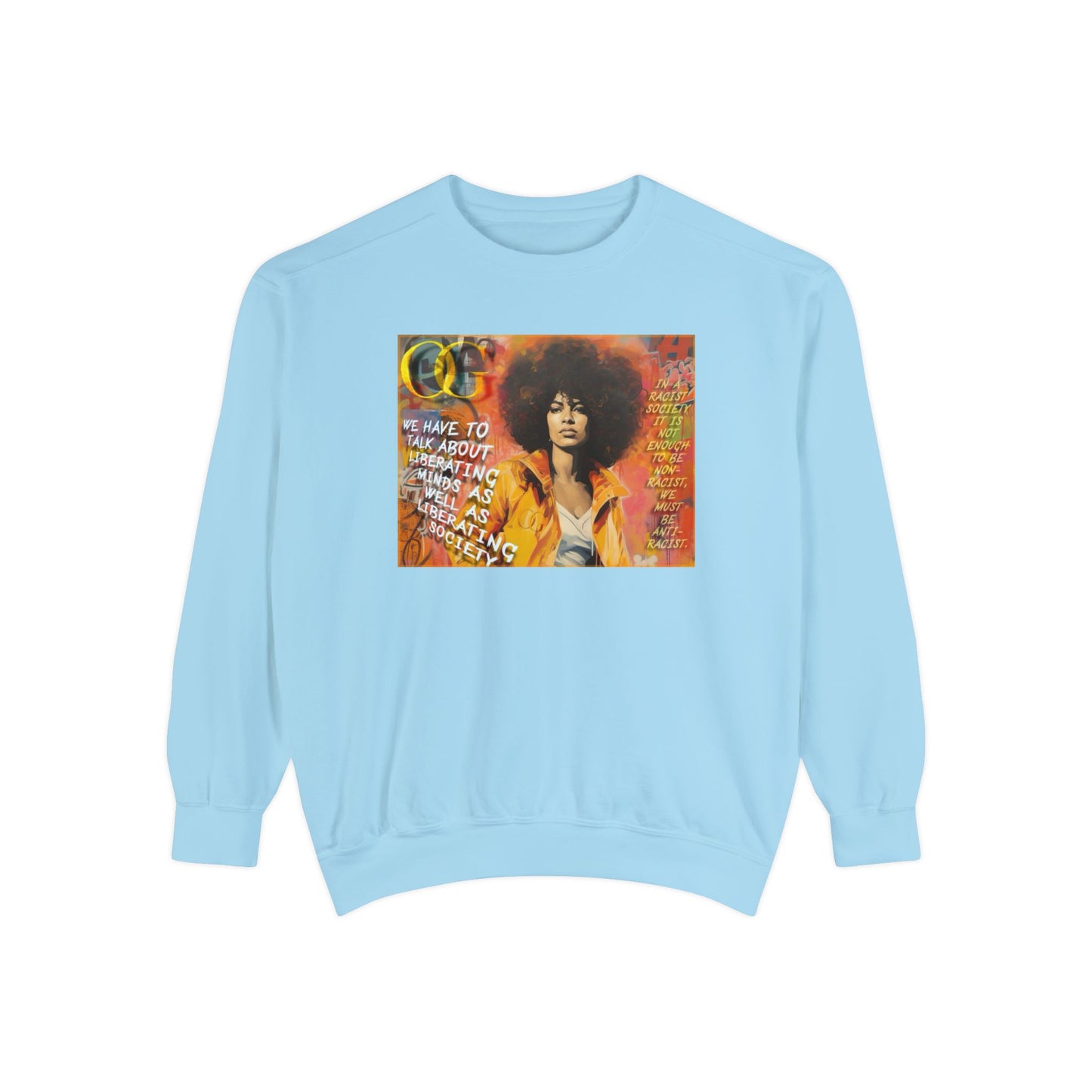 Angela Davis inspired graphic OG sweatshirt