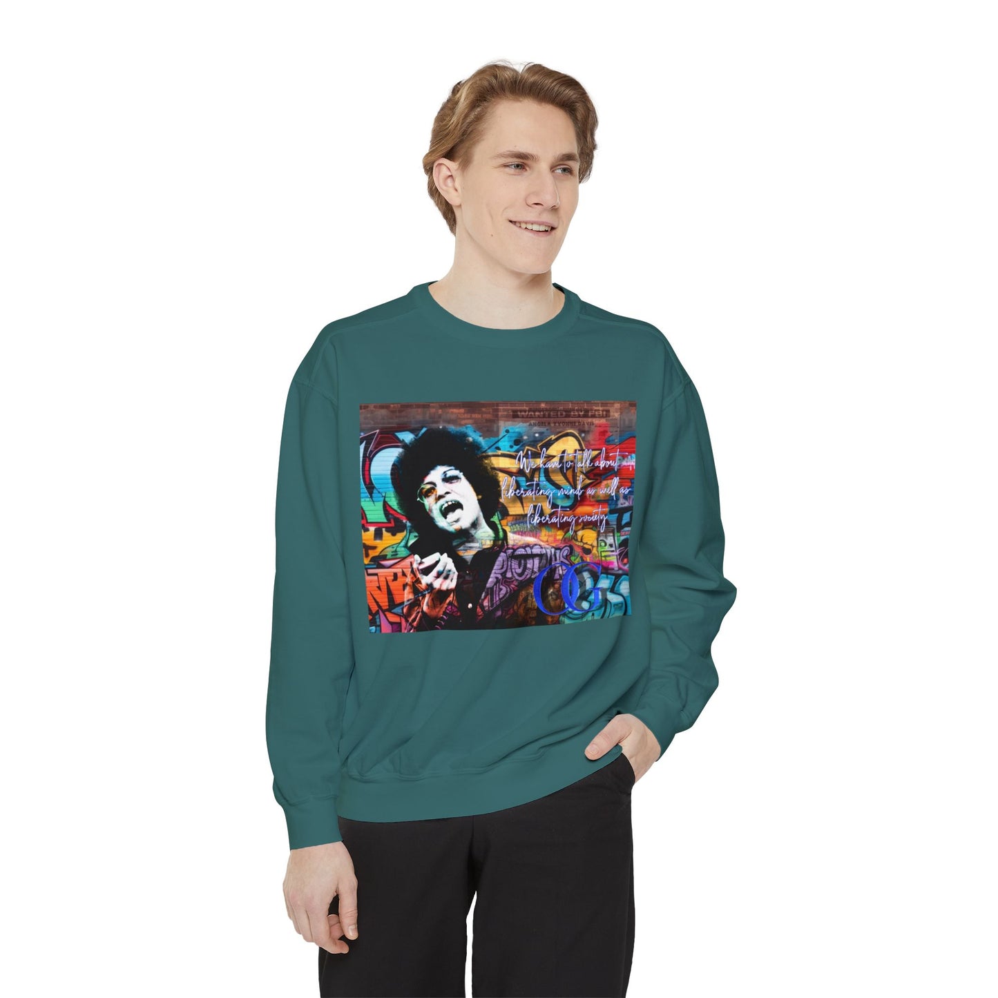 Angela Davis inspired Graffiti OG Sweatshirt