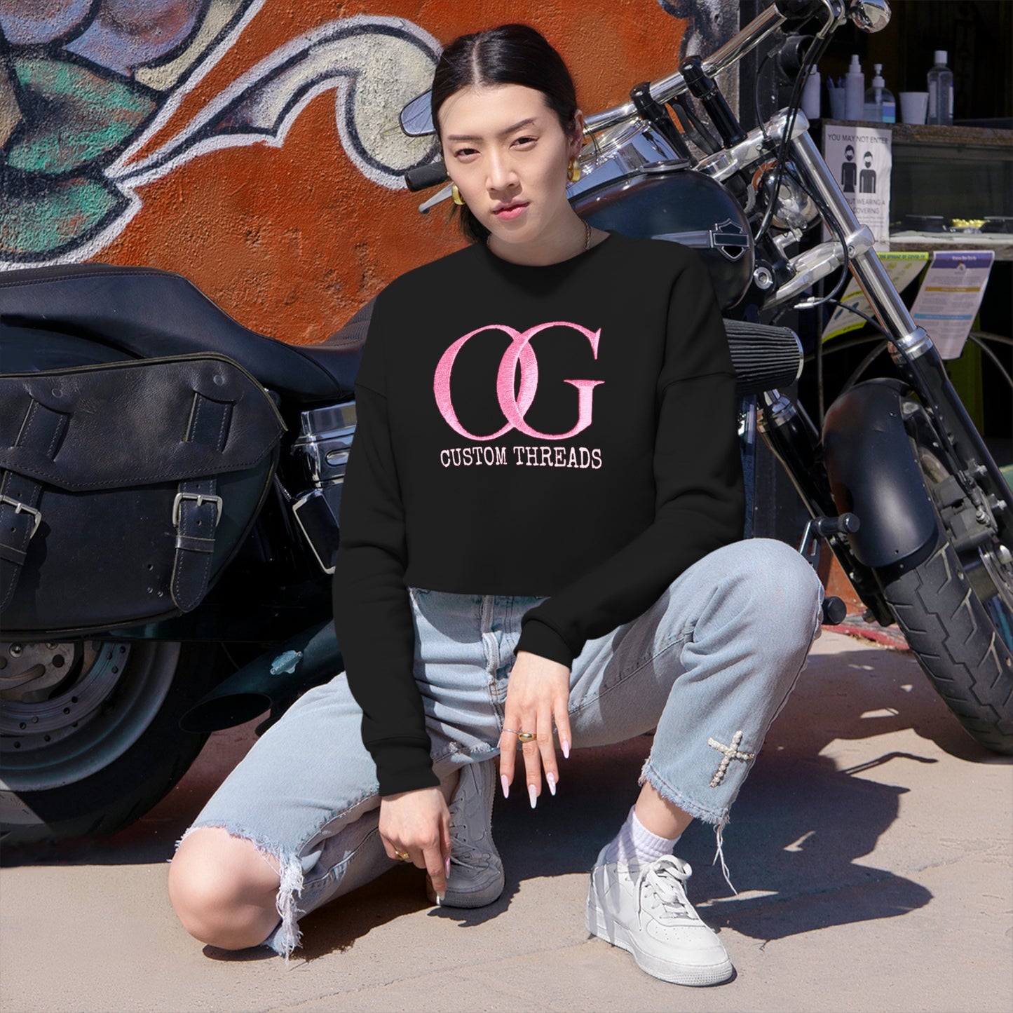 OG Custom Threads Cropped Sweatshirt