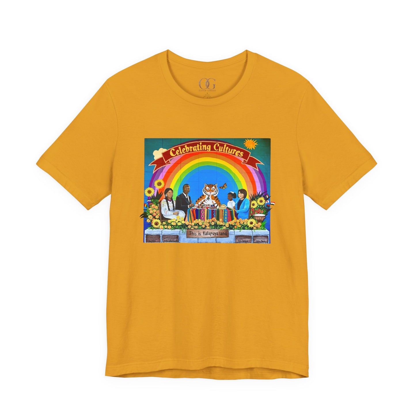 Celebrating Cultures T-Shirt — Multicultural Student Union Irving Elementary School Tee