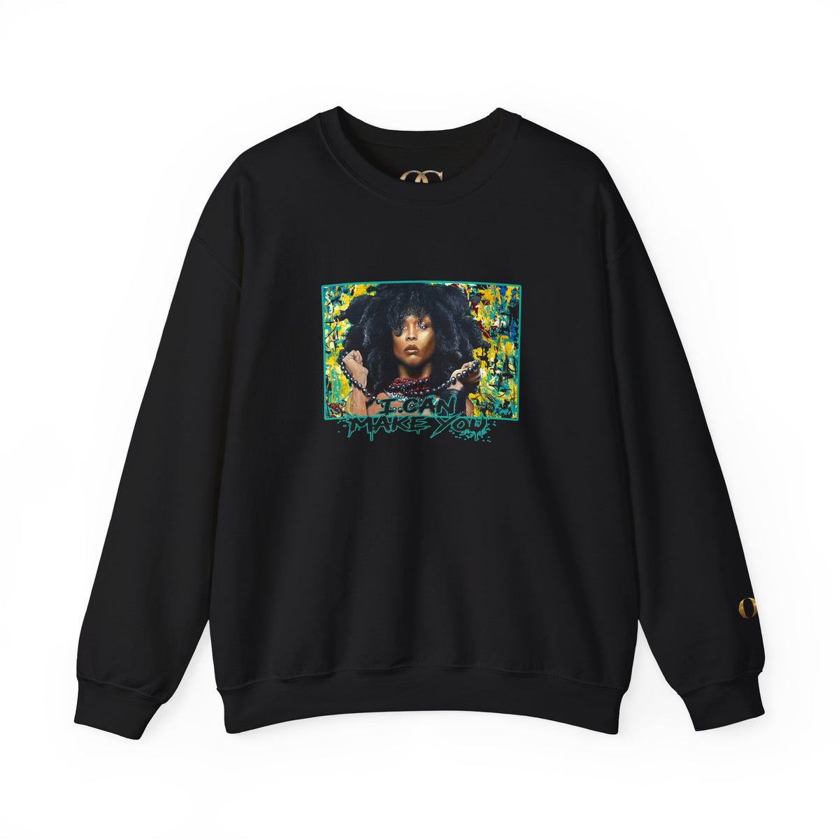 'Put Your Phone Down' OG Sweatshirt with Portrait Art by Lola Buckwald