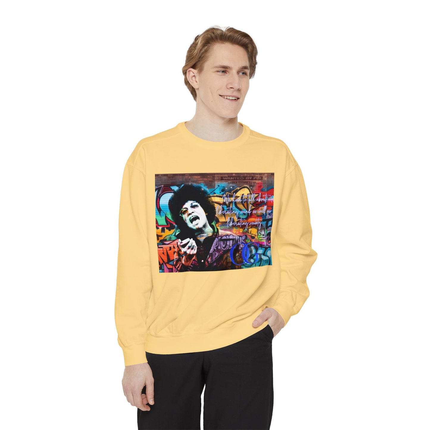 Angela Davis inspired Graffiti OG Sweatshirt