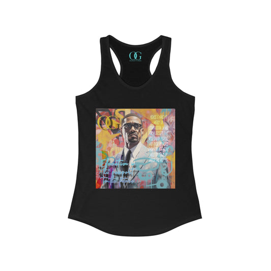 Malcolm X inspired graphic OG tank