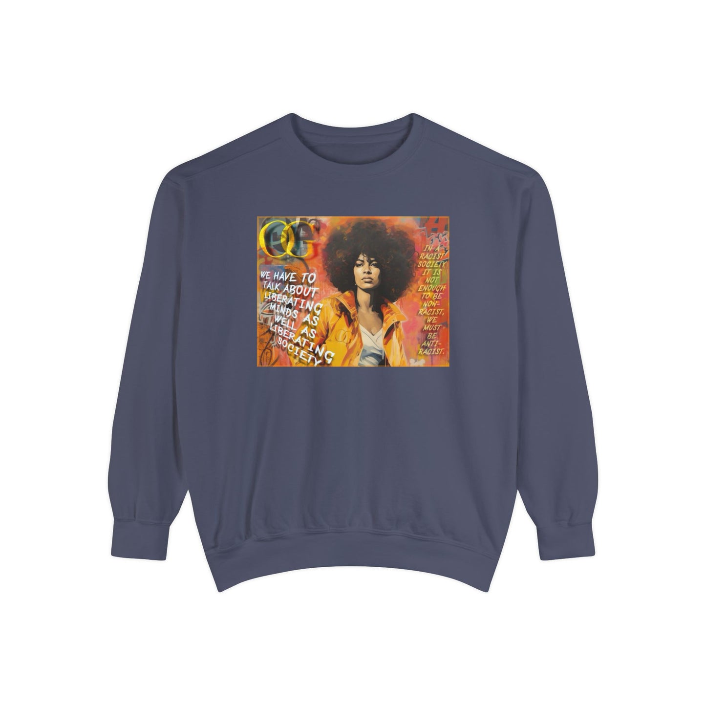 Angela Davis inspired graphic OG sweatshirt