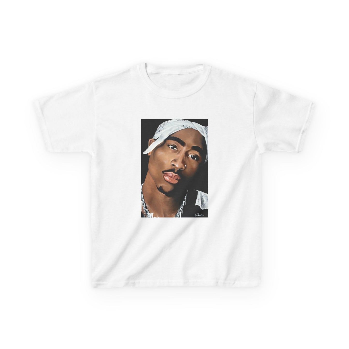 2Pac OG Youth Tee, Original painting by Lola Buckwald