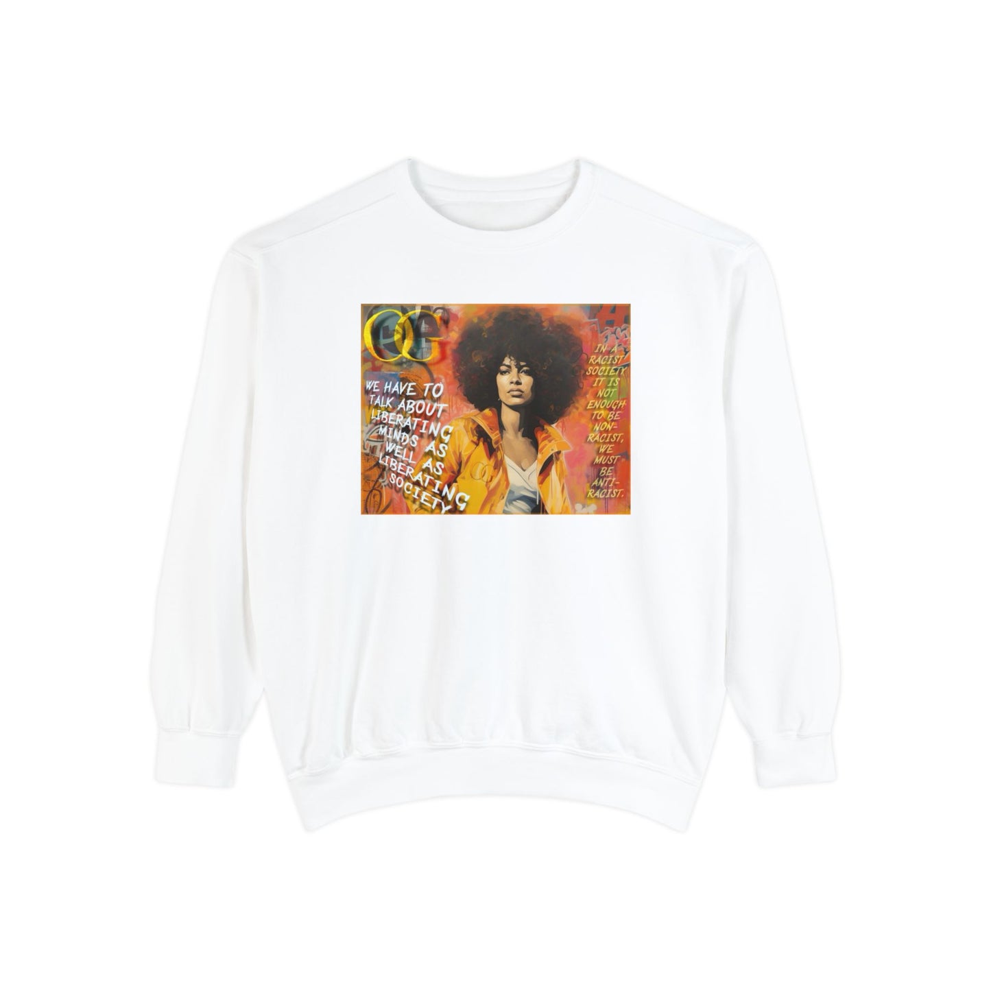 Angela Davis inspired graphic OG sweatshirt