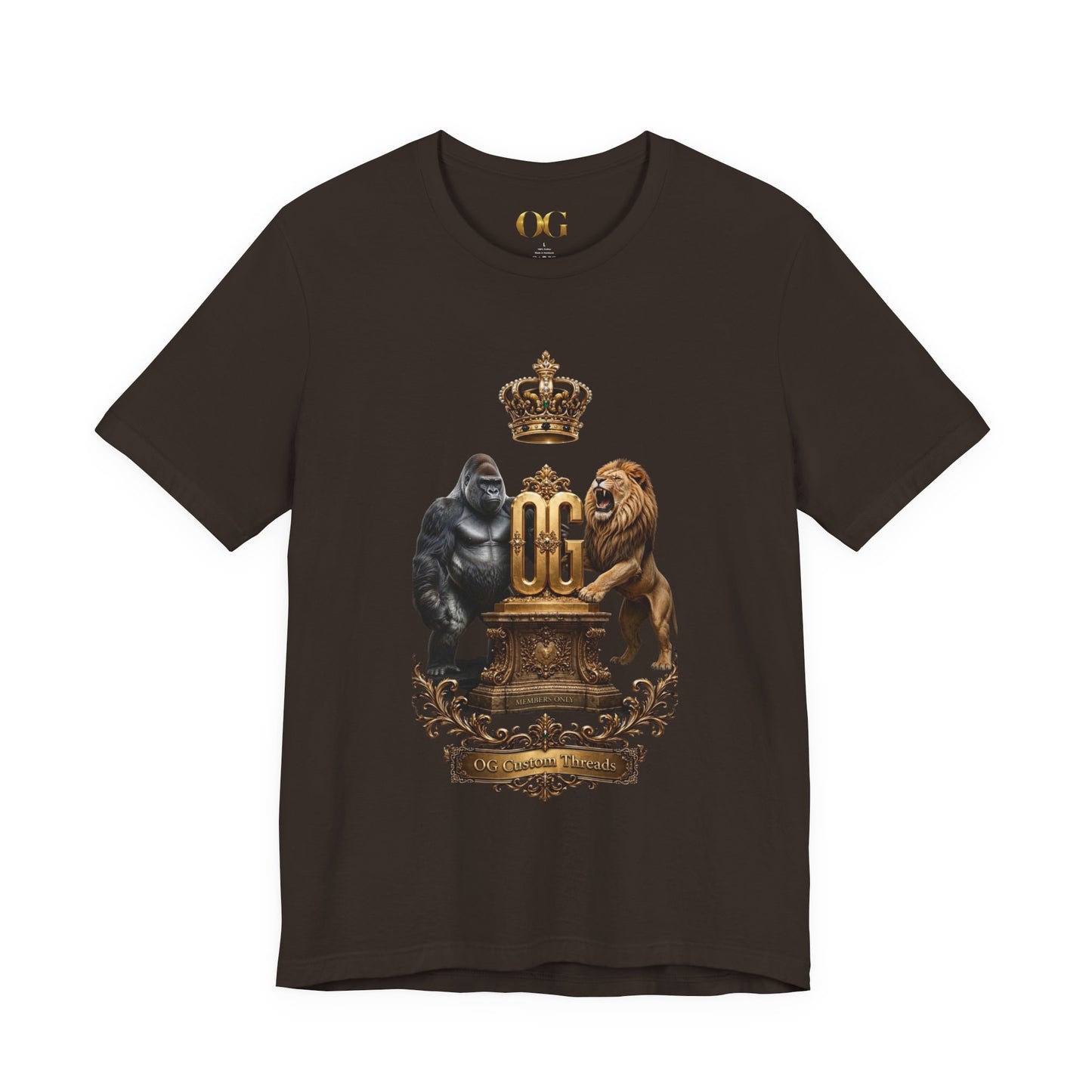 Lion & Gorilla Crowned OG Tee