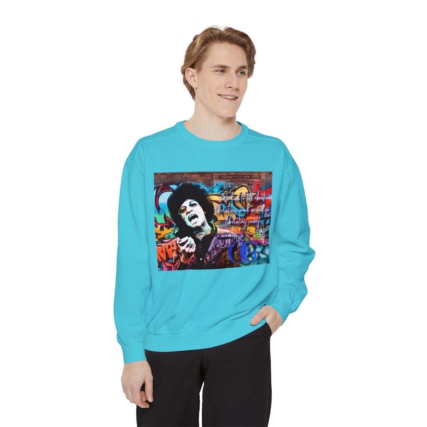 Angela Davis inspired Graffiti OG Sweatshirt