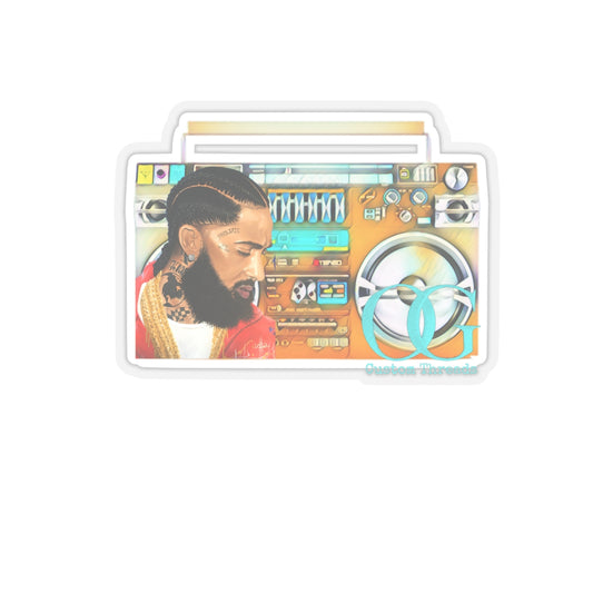 Nip’s Boom Box Kiss-Cut Stickers