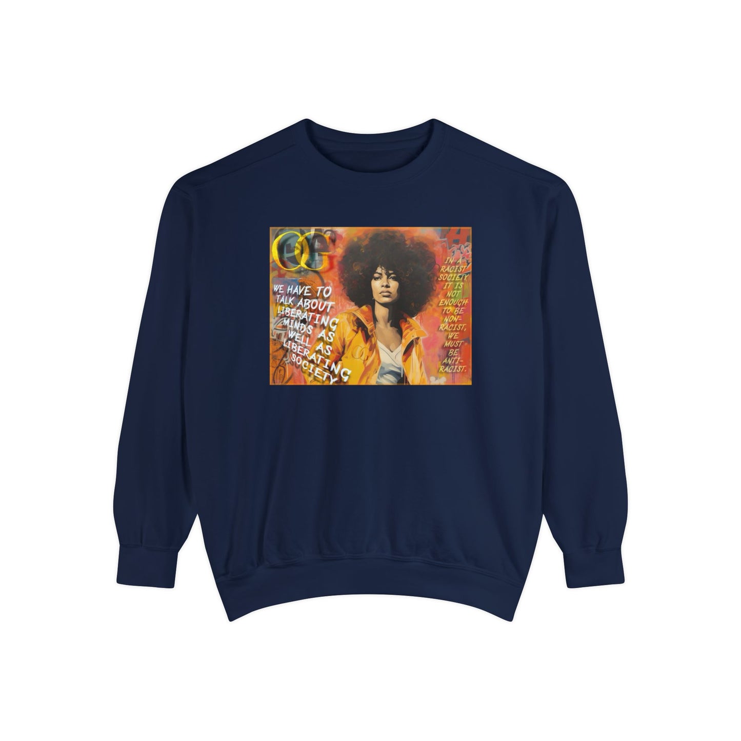 Angela Davis inspired graphic OG sweatshirt