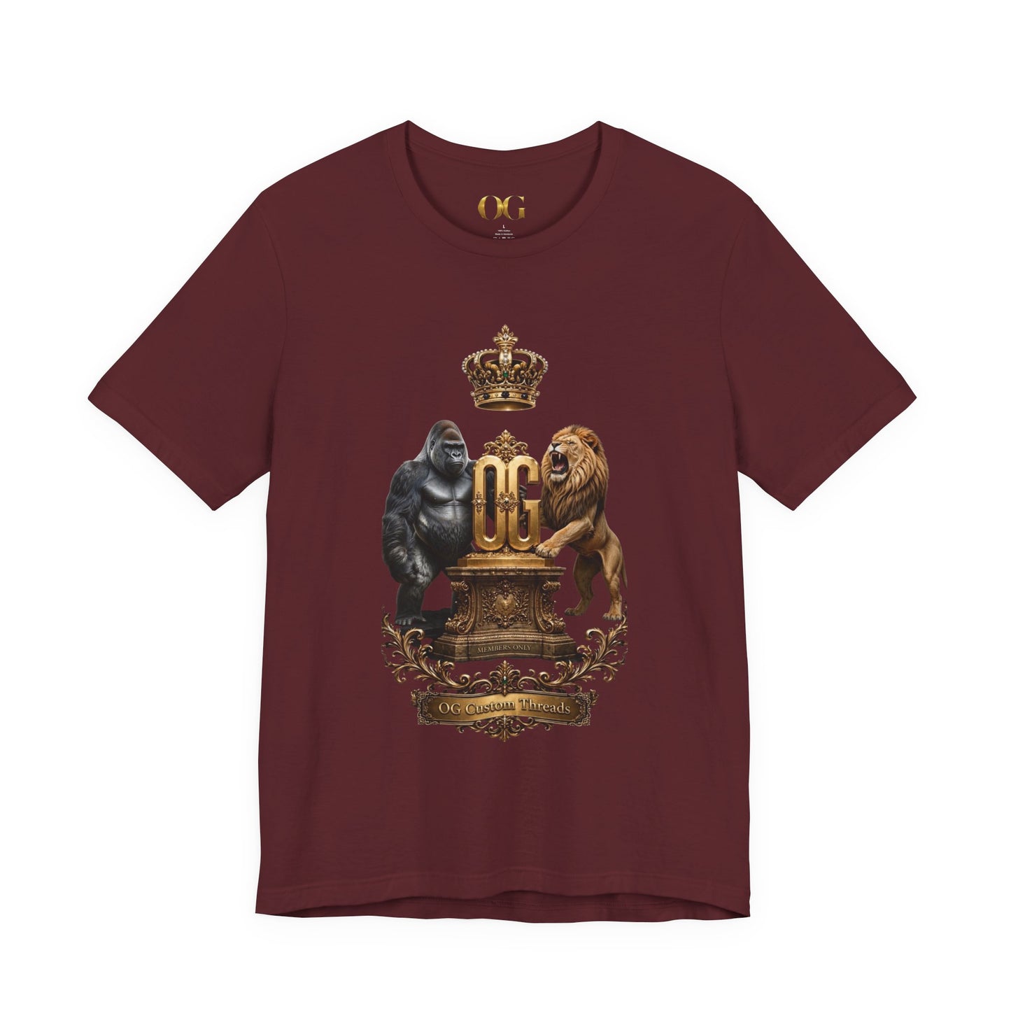 Lion & Gorilla Crowned OG Tee