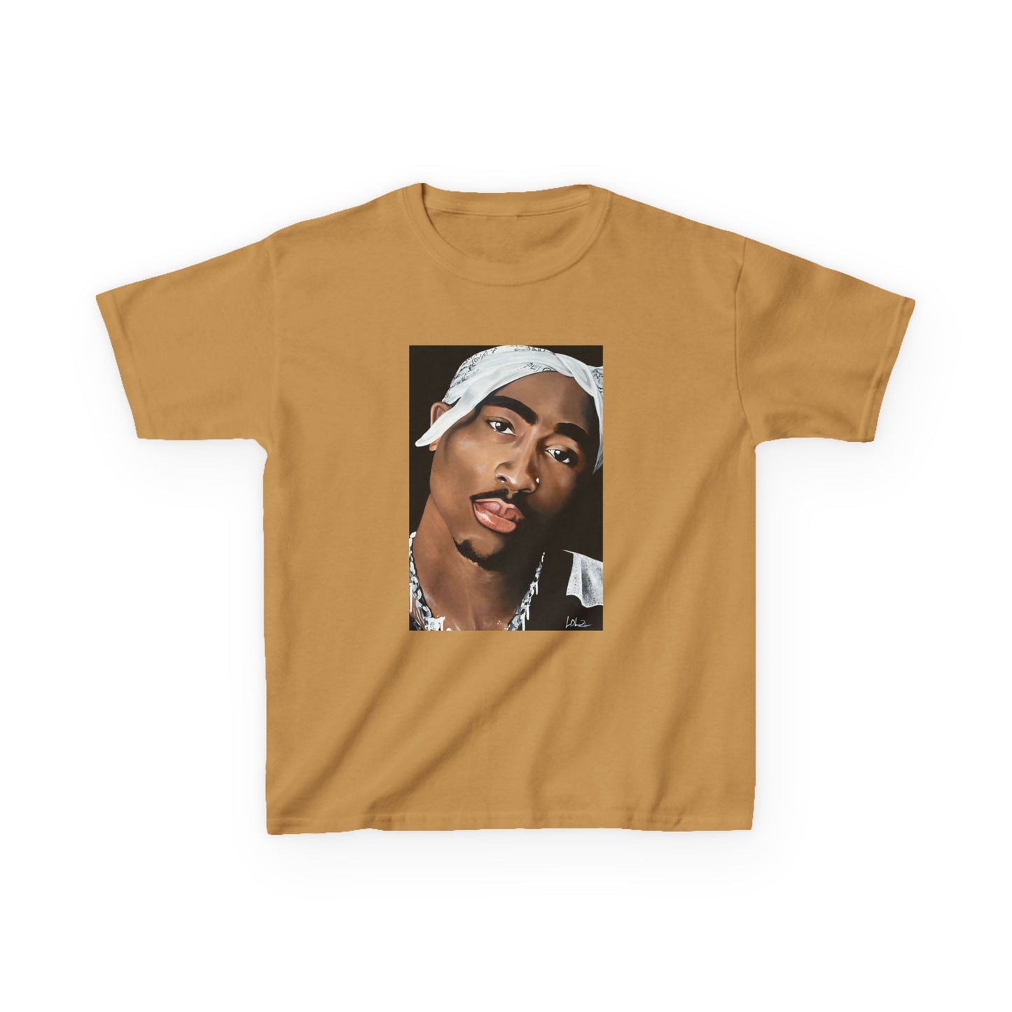 2Pac OG Youth Tee, Original painting by Lola Buckwald