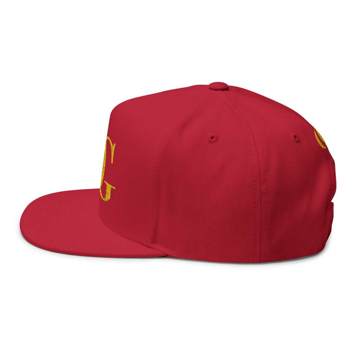 Gold OG Embroidered Flat Bill Cap