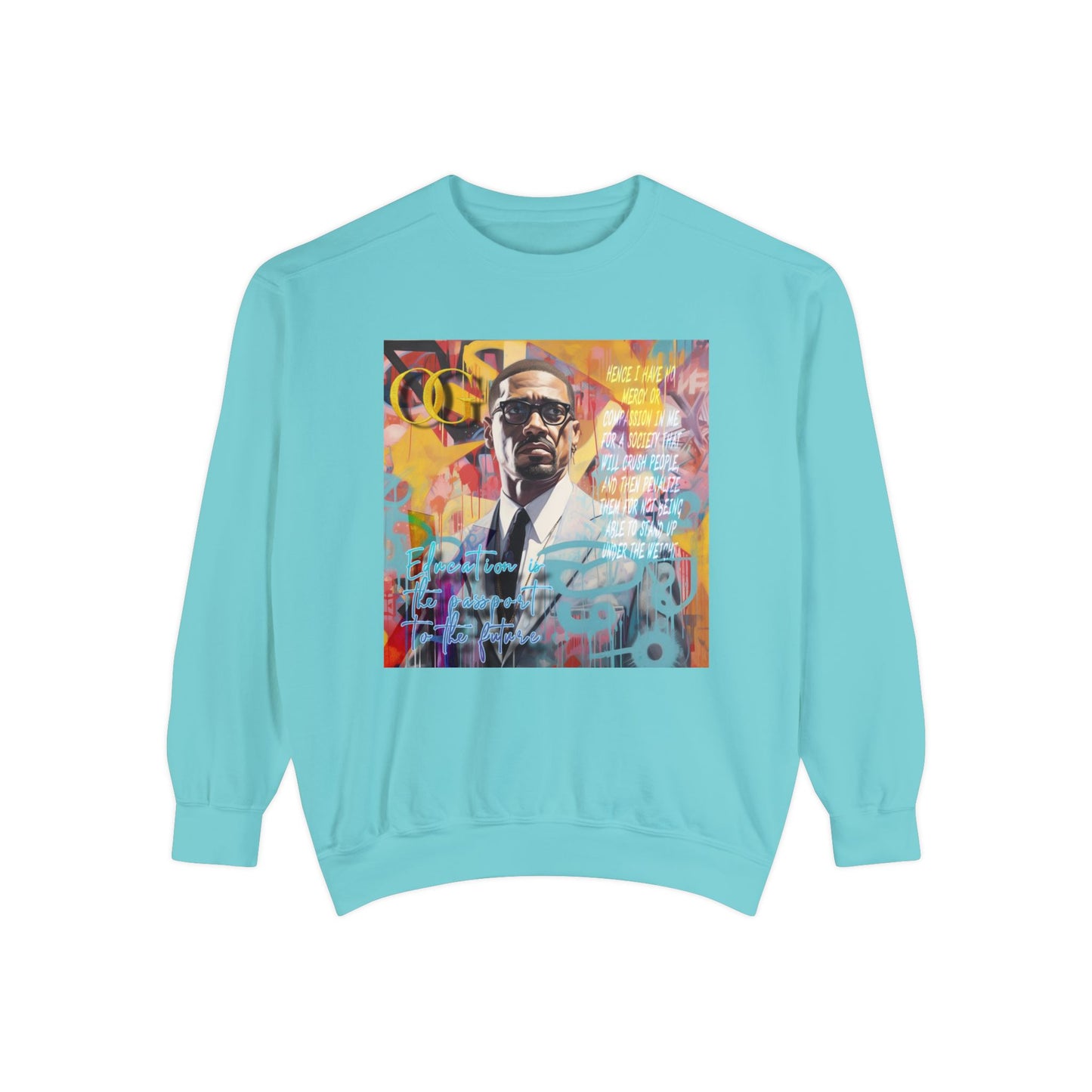 Malcolm X inspired graphic OG sweatshirt