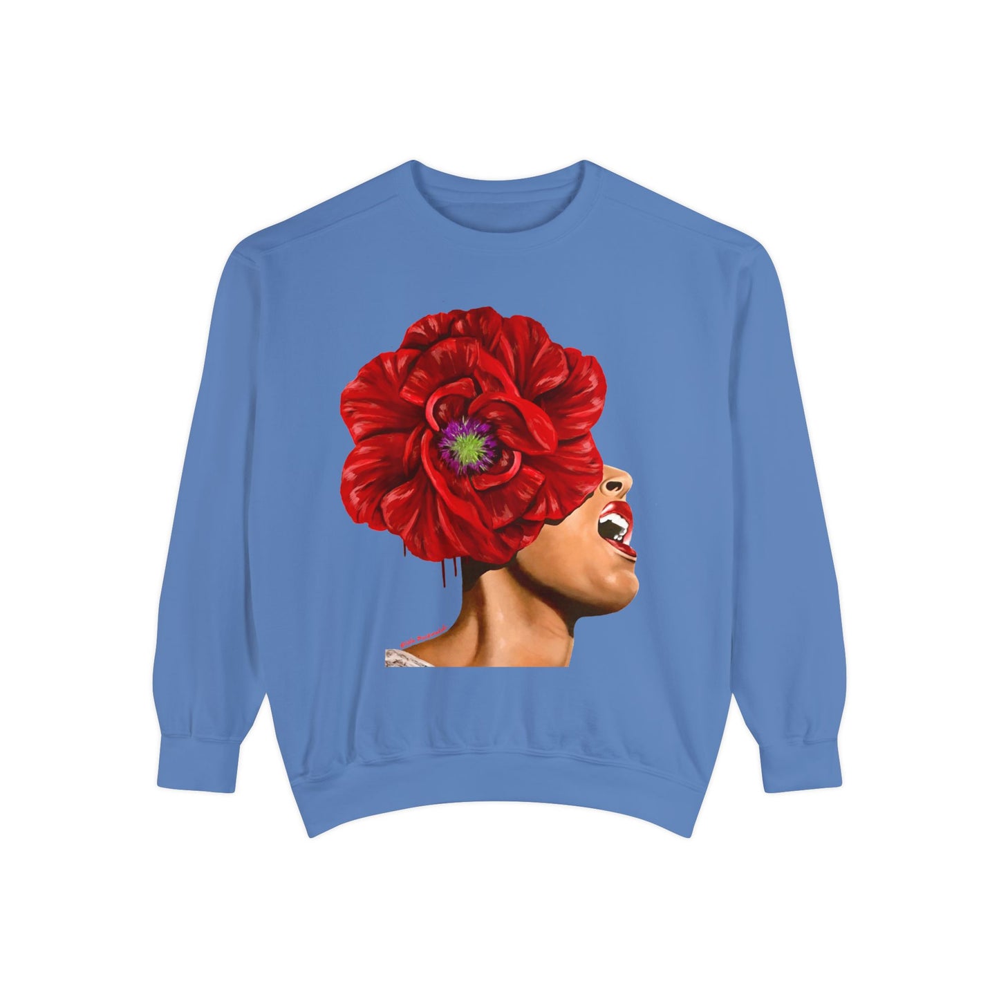 Billie Holiday painted by Lola Buckwald OG Sweatshirt