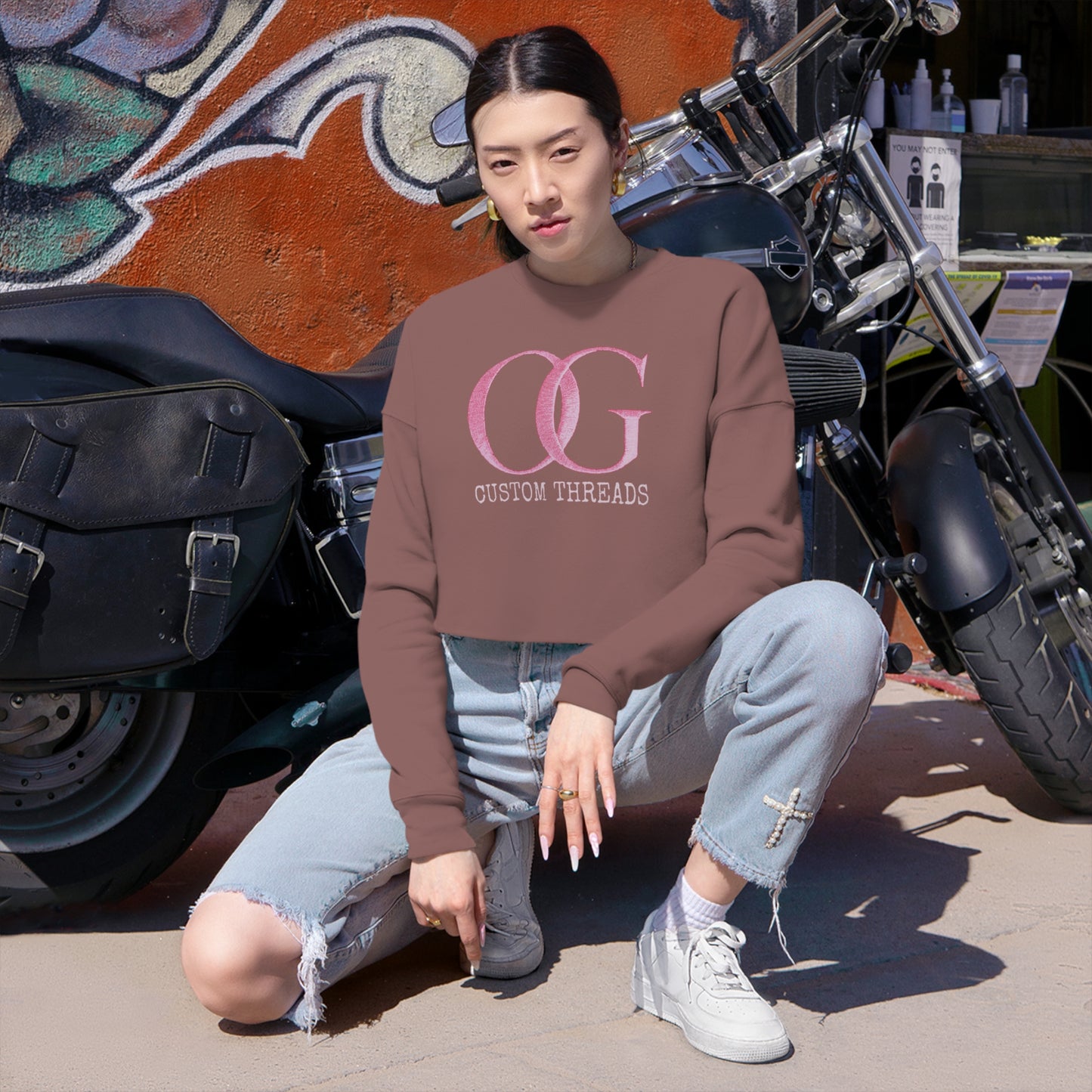 OG Custom Threads Cropped Sweatshirt