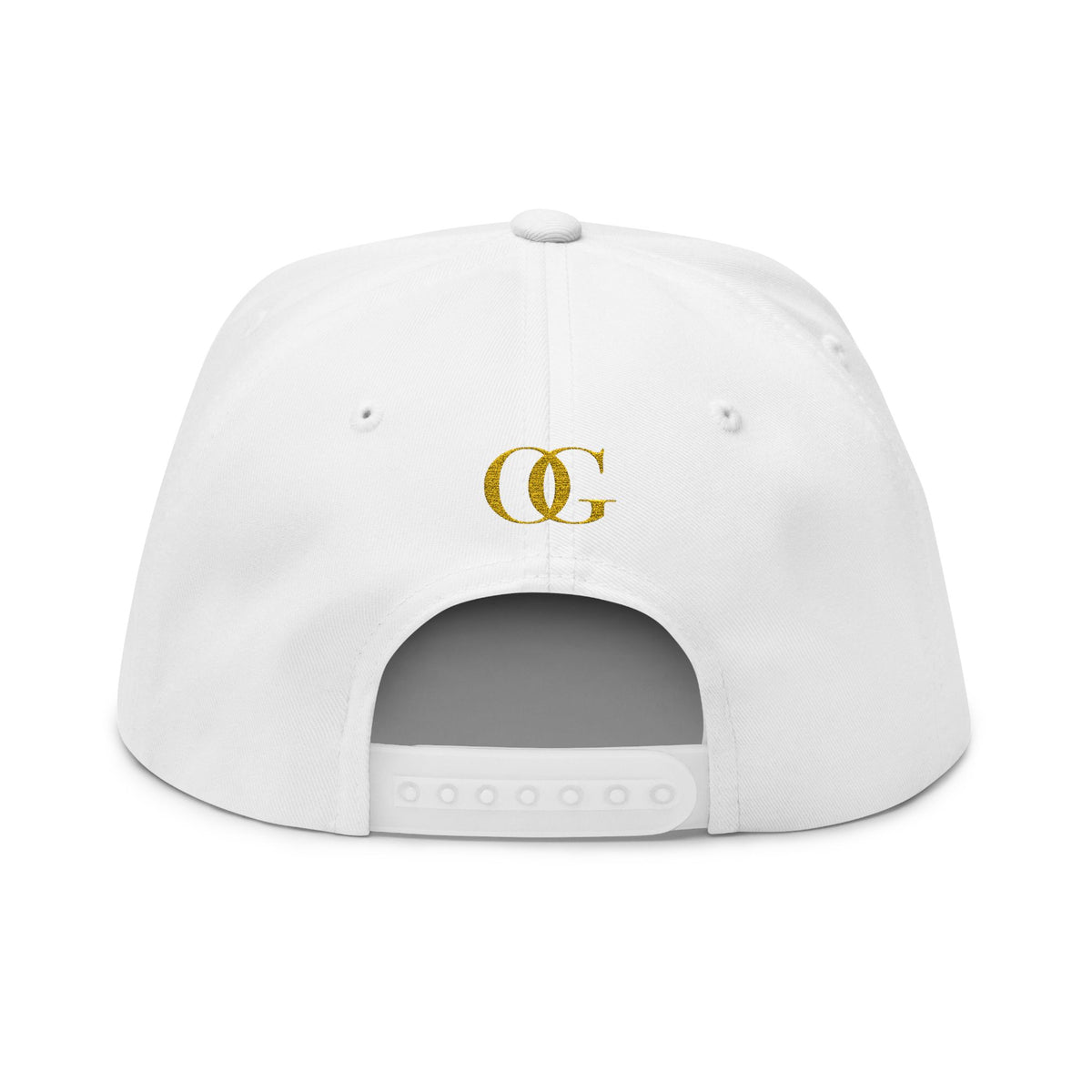 Gold OG Embroidered Flat Bill Cap