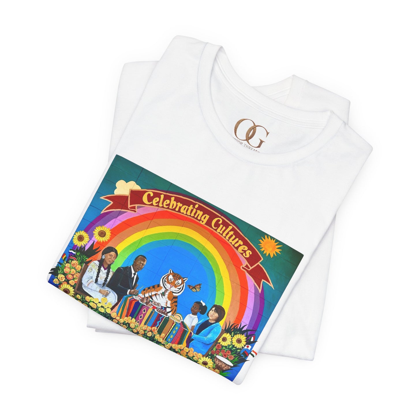 Celebrating Cultures T-Shirt — Multicultural Student Union Irving Elementary School Tee
