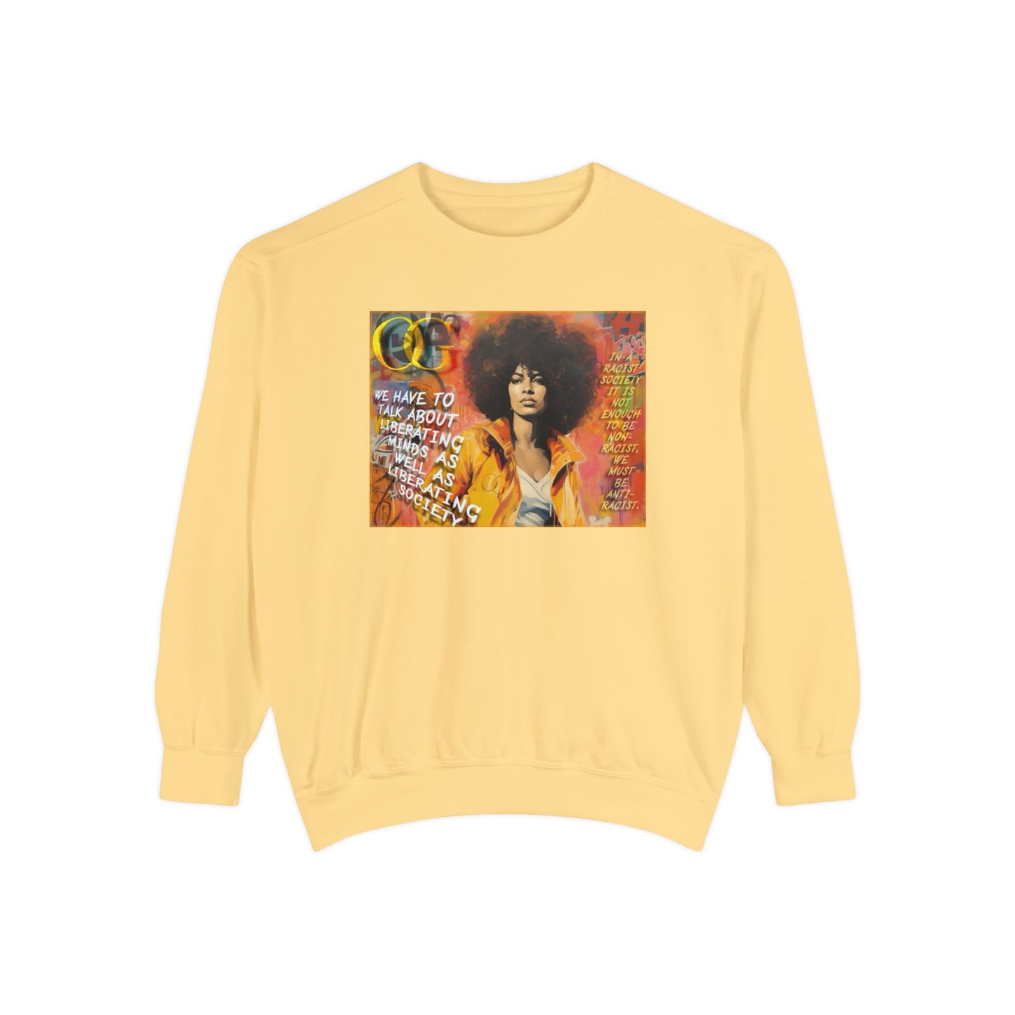 Angela Davis inspired graphic OG sweatshirt