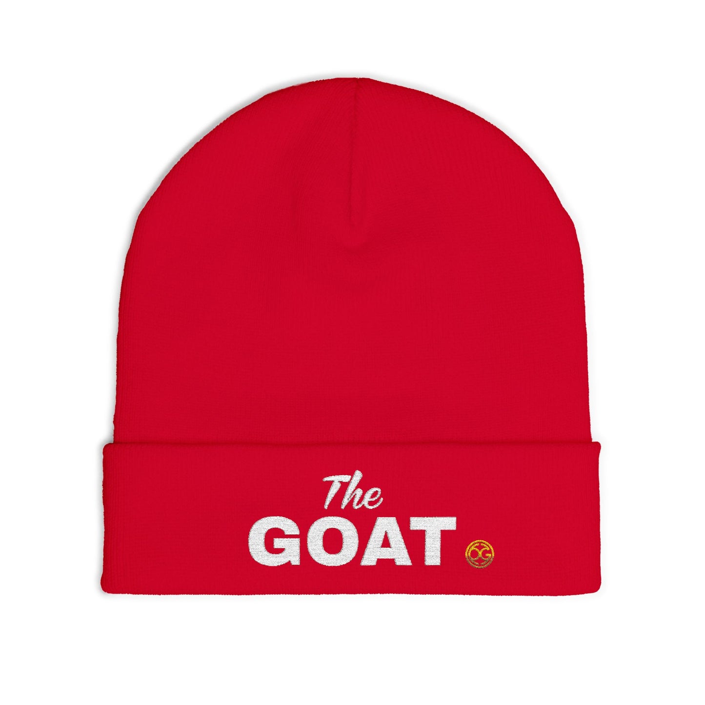 The GOAT Embroidered Knit OG Beanie