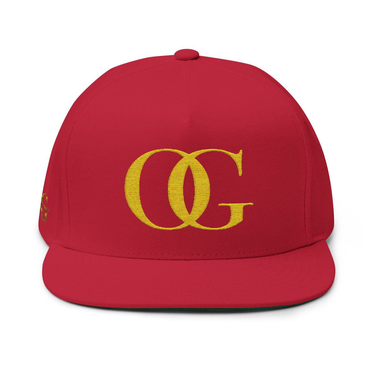 Gold OG Embroidered Flat Bill Cap