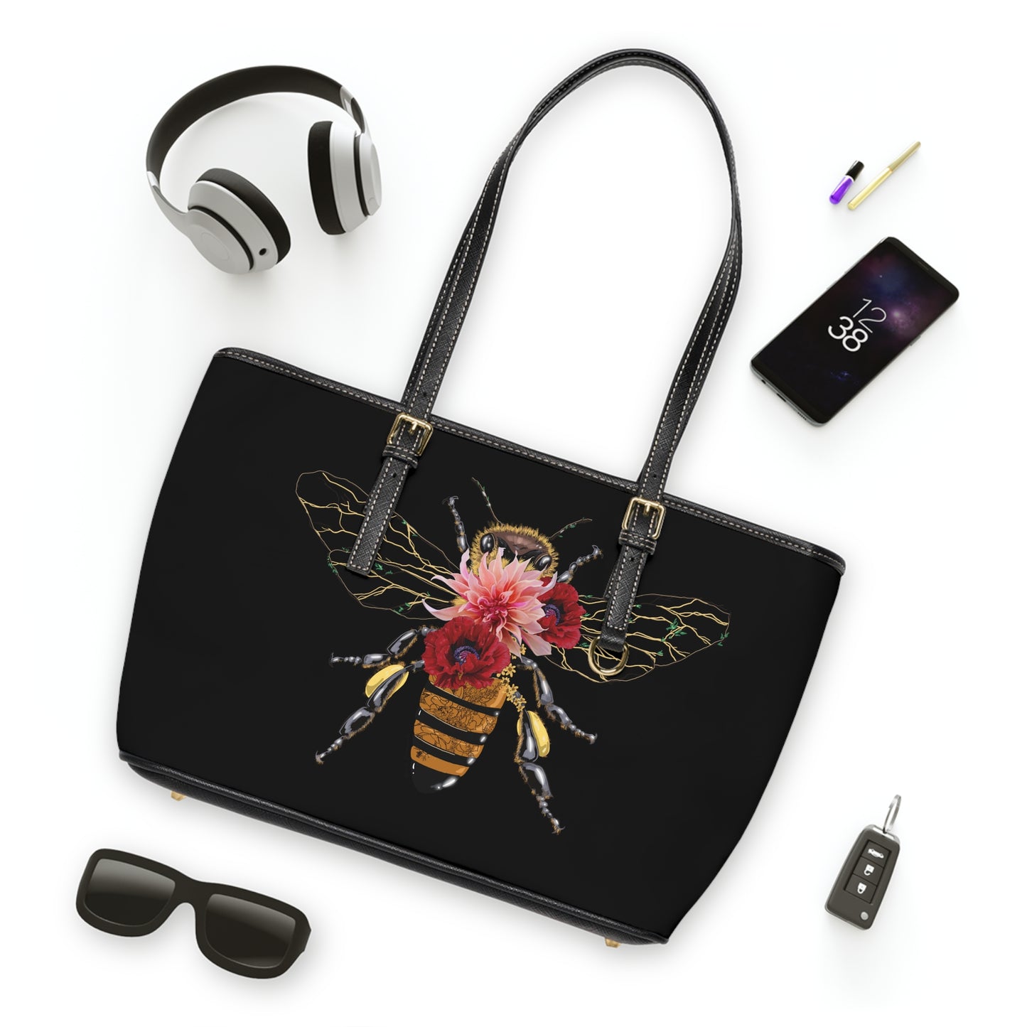 Save the Bees, Lola’s Bee drawing on OG purse