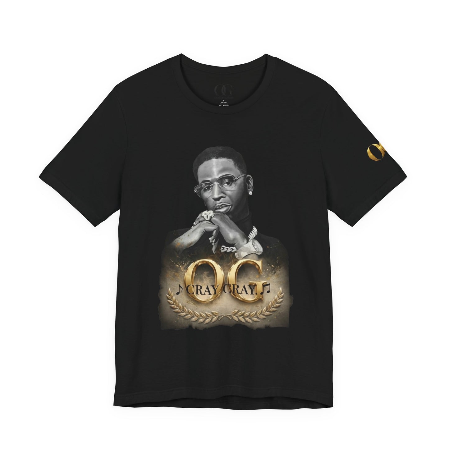 Cray Cray OG Tribute Tee, Portrait painted by Lola Buckwald