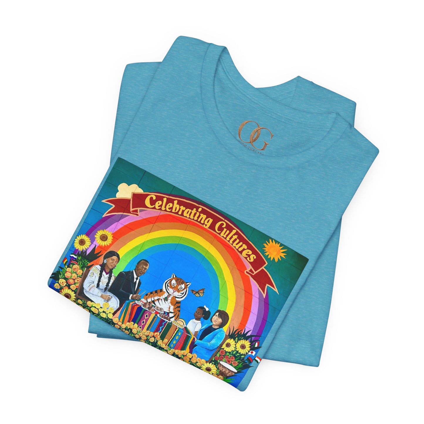 Celebrating Cultures T-Shirt — Multicultural Student Union Irving Elementary School Tee